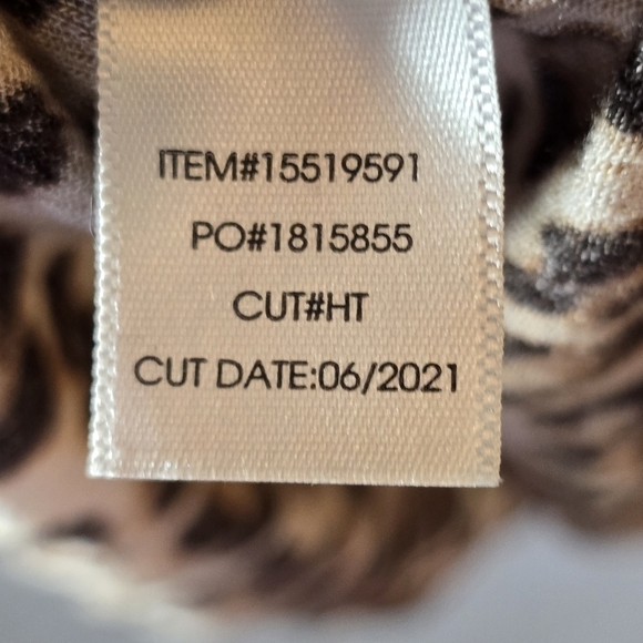 Torrid Leopard Print High Neck Flowy Short Sleeve Blouse Career Punk Elder sz 2X - Picture 8 of 8